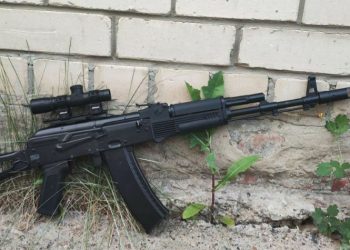 AK-74H от cyma CM040 + 4 кратная оптика